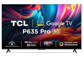 [1014] TCL 50" 4K Android TV 50P635