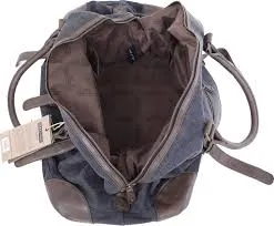 [1143] Large Canvas Weekender Bag